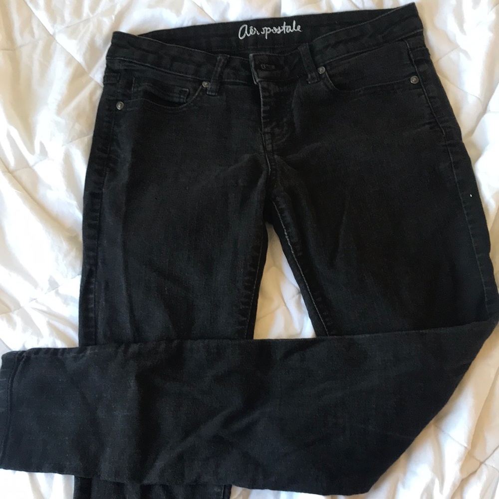 Aeropostale skinny black jeans